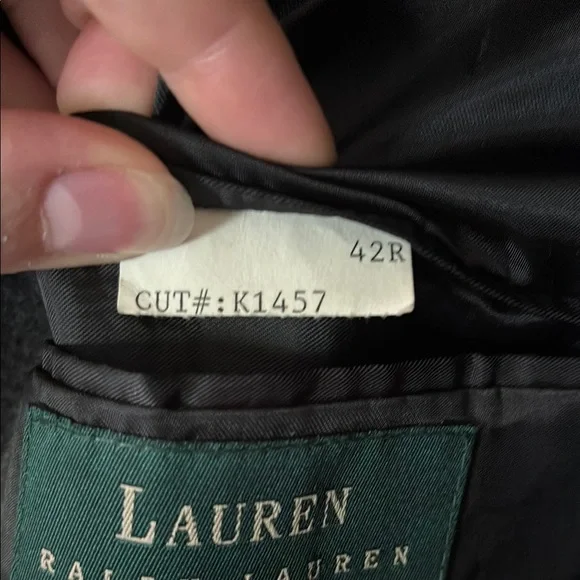 Ralph Lauren Long Grey Coat - Picture 3 of 7